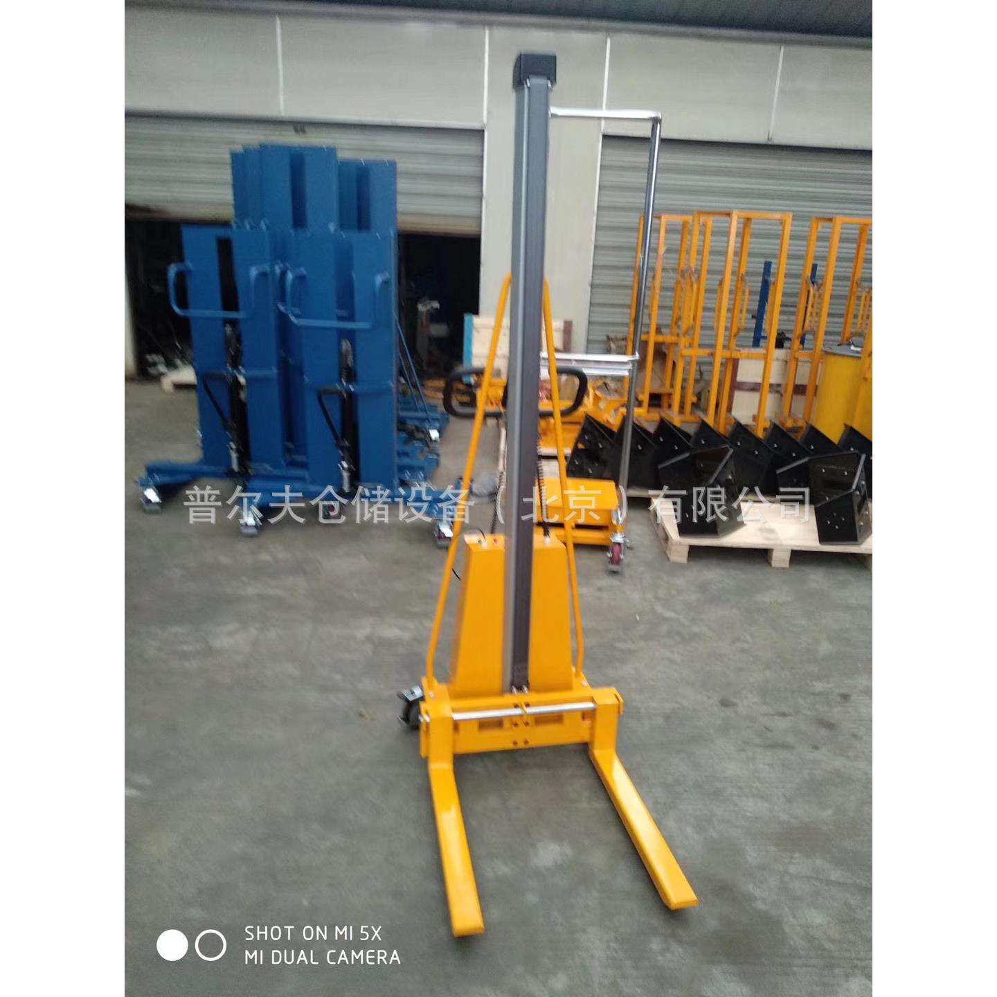 非标单立柱手动电动堆高车液压叉车轻型工位车北京滚珠串杆吊臂