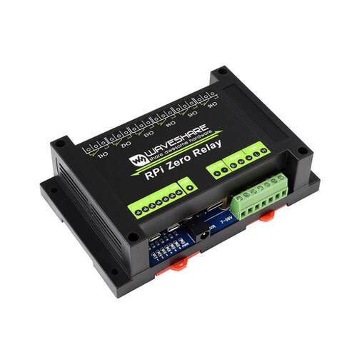 微雪 6路继电器Raspberry Pi Zero WH RS485/CAN工业级扩展板