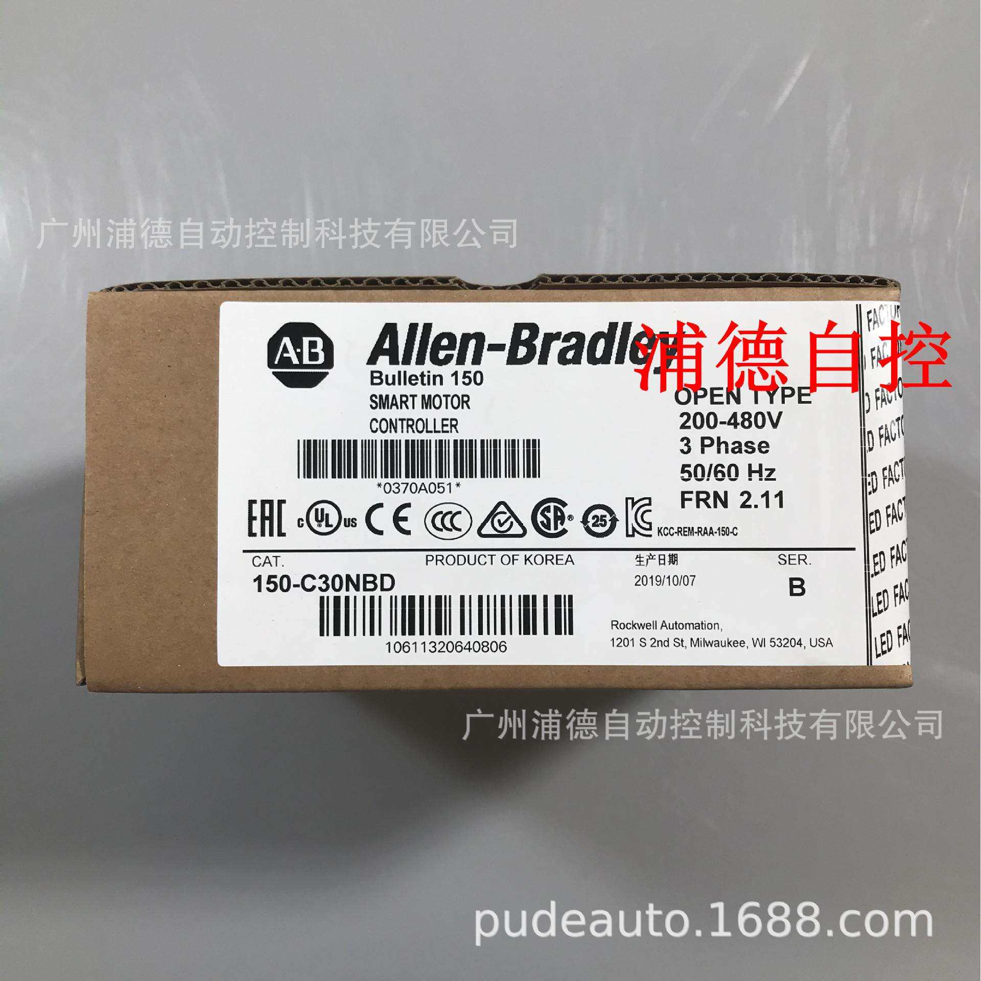 A-B智能电机控制器150-C37NBD 电压100...240V AC原装