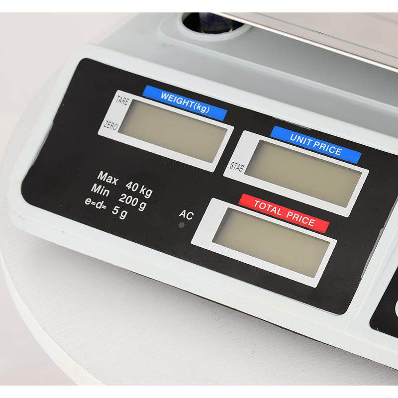 大红鹰电子秤台秤计价30kg称重精准厨房卖菜水果家用商用小型