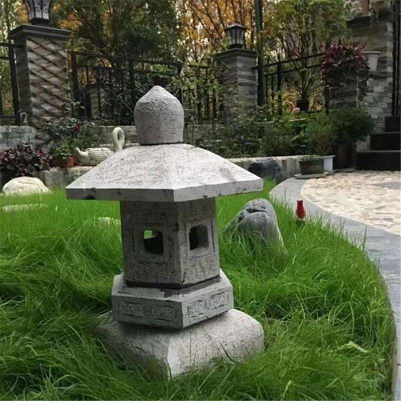 直销花岗岩石材石灯笼日式庭院院草坪灯园林酒店地灯石雕石灯摆件