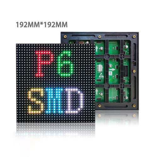 P6户外LED显示屏高清全彩高灰度表贴室外研发生产led模组表贴灯珠
