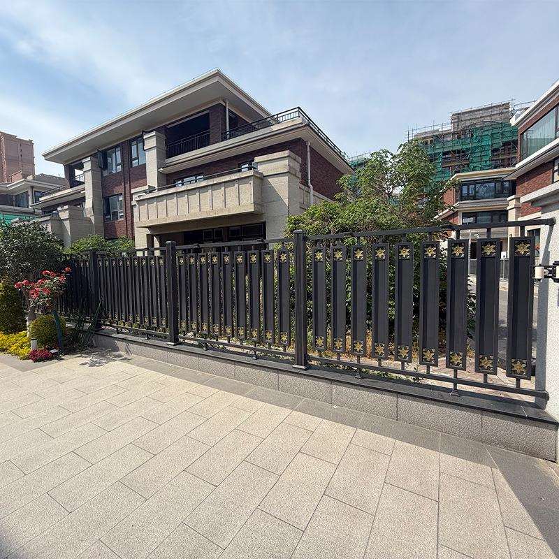 新品铝合金中式护栏别墅花园围栏院墙户外庭院子阳台铝艺围墙护栏