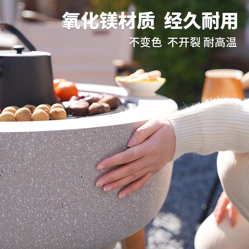 原始人围炉煮茶烤火炉套装碳烤炉器具全套烧烤炉家用2025新款炉子