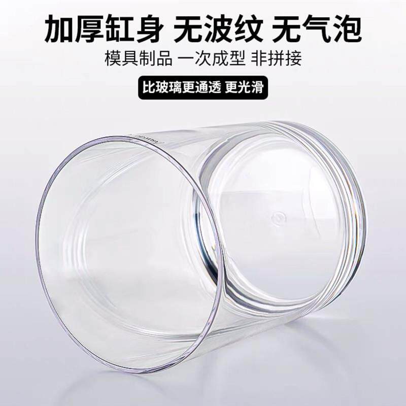 嘉宝PC亚克力耐摔大号落地花瓶透明富贵竹水竹玫瑰百合插花瓶17.5