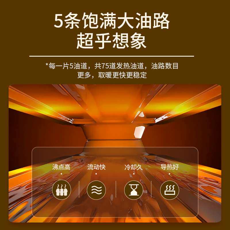 扬子油汀取暖器家用节能电暖气片室内暖风机取暖烤炉加热电暖器