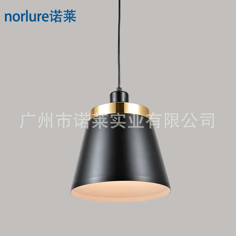 现代简约吊灯 黑色工业风餐厅咖啡厅发廊茶艺甜品屋装饰吊灯灯罩
