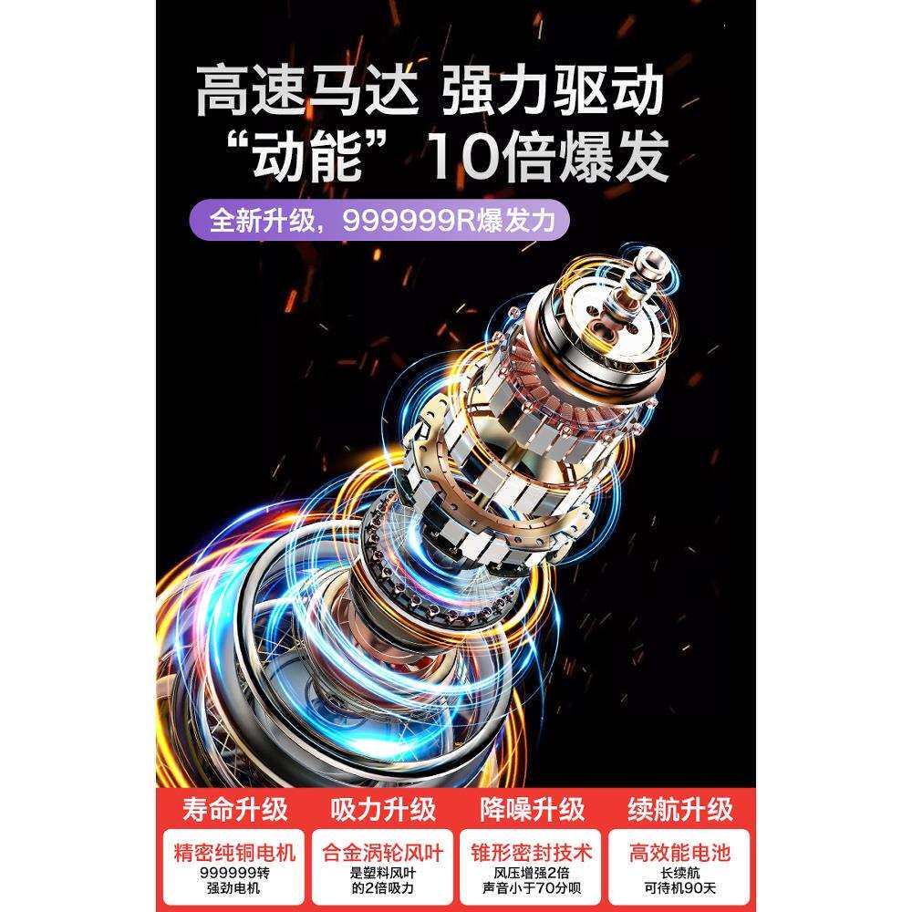 适用托马弗2025新款车载吸尘器吸力无线手持式小型车用家用大