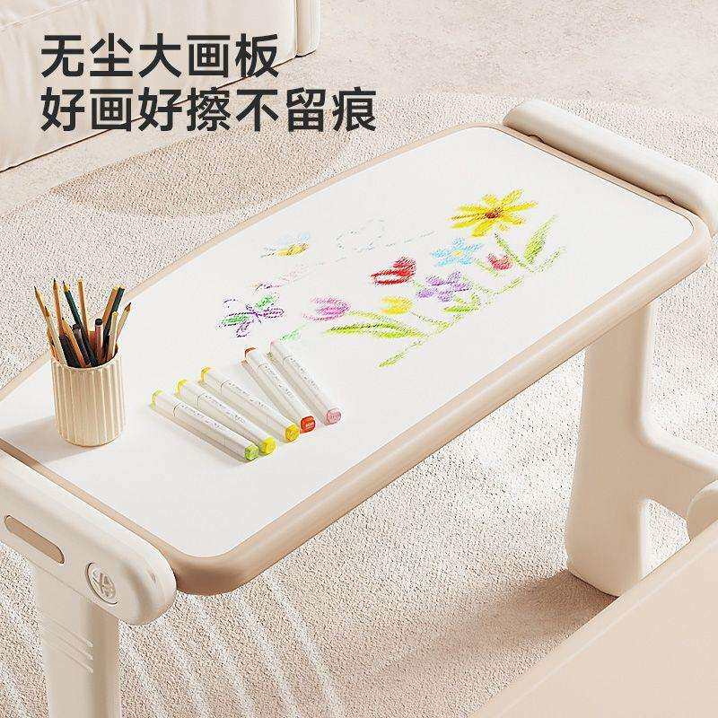 儿童可折叠沙发学习桌椅幼儿园画画写字桌书桌宝宝幼儿桌子椅一体