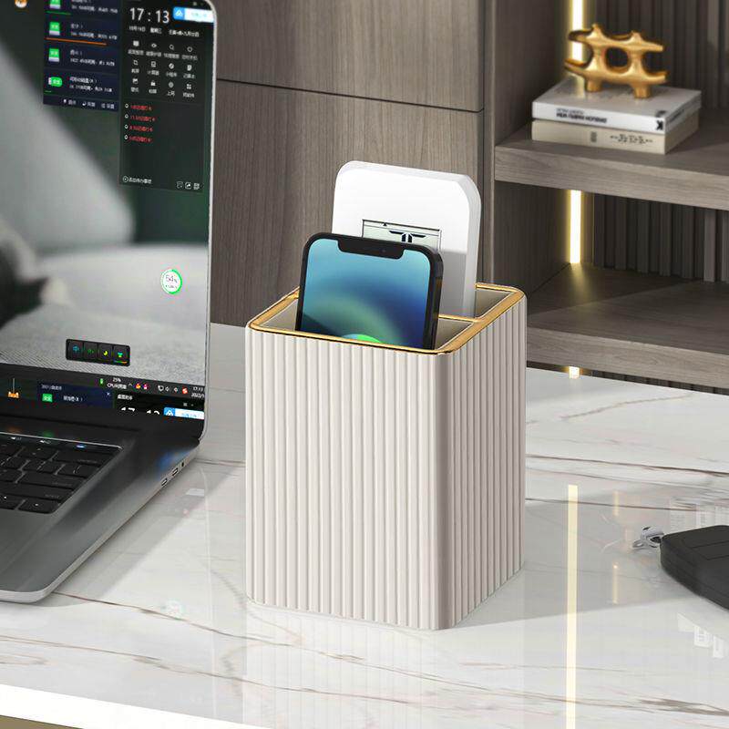 笔筒桌面简约书桌上收纳盒多功能轻奢北欧商务办公室创意摆件