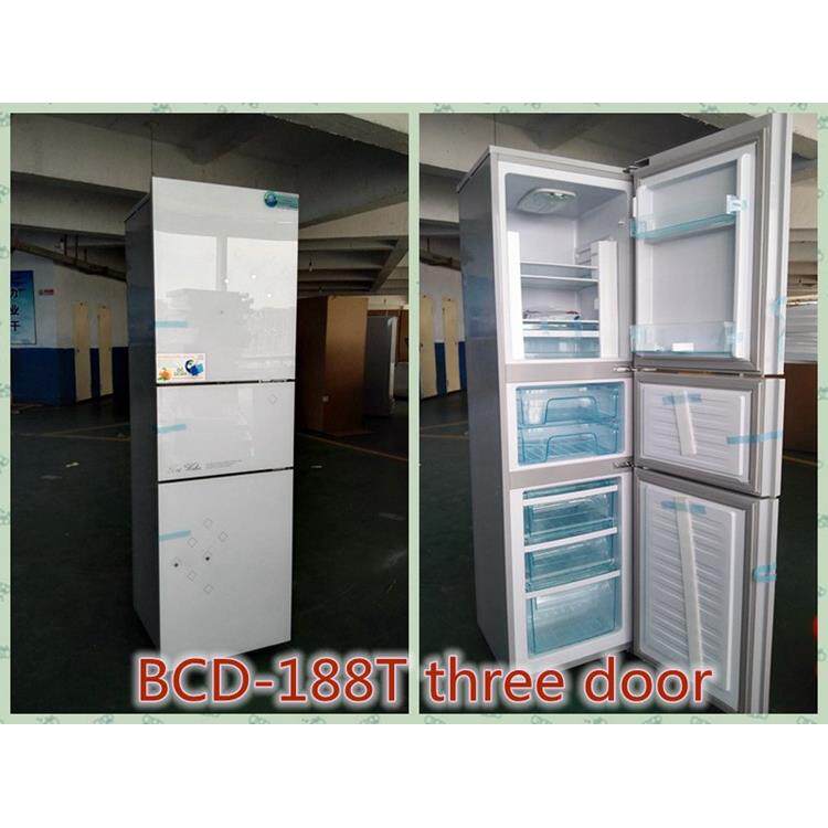 美利乐BCD-188T BCD-218T太阳能冰箱218L直流三门冰箱
