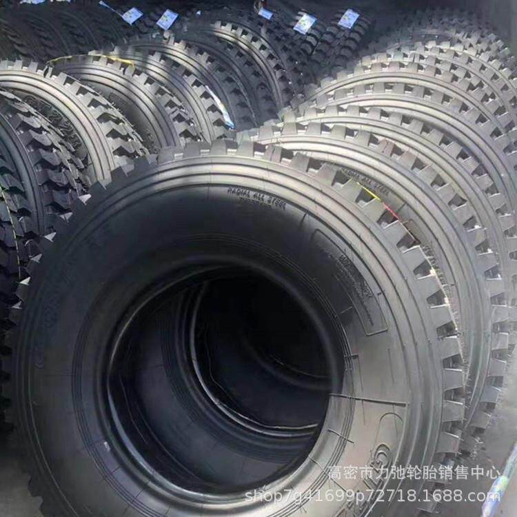 1100r20钢丝胎卡车货车自卸车轮胎矿山花纹加深抗扎轮胎现货1100