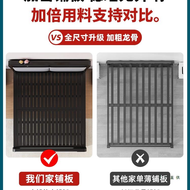 铁艺床双人床家用卧室1米8铁床单人加厚不锈钢床架子出租房铁架床