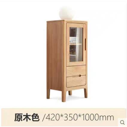 厂家生产实木电视柜边柜北欧家用橡木立柜现代简约小户型客厅家具