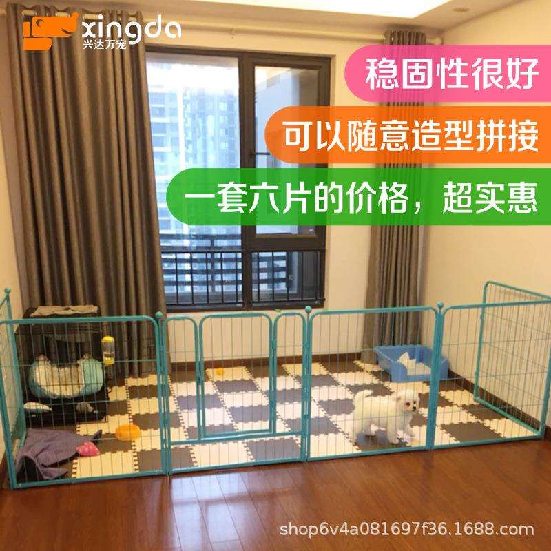 铁方管狗围栏厂家直供零售大中小型犬狗笼宠物狗栅栏