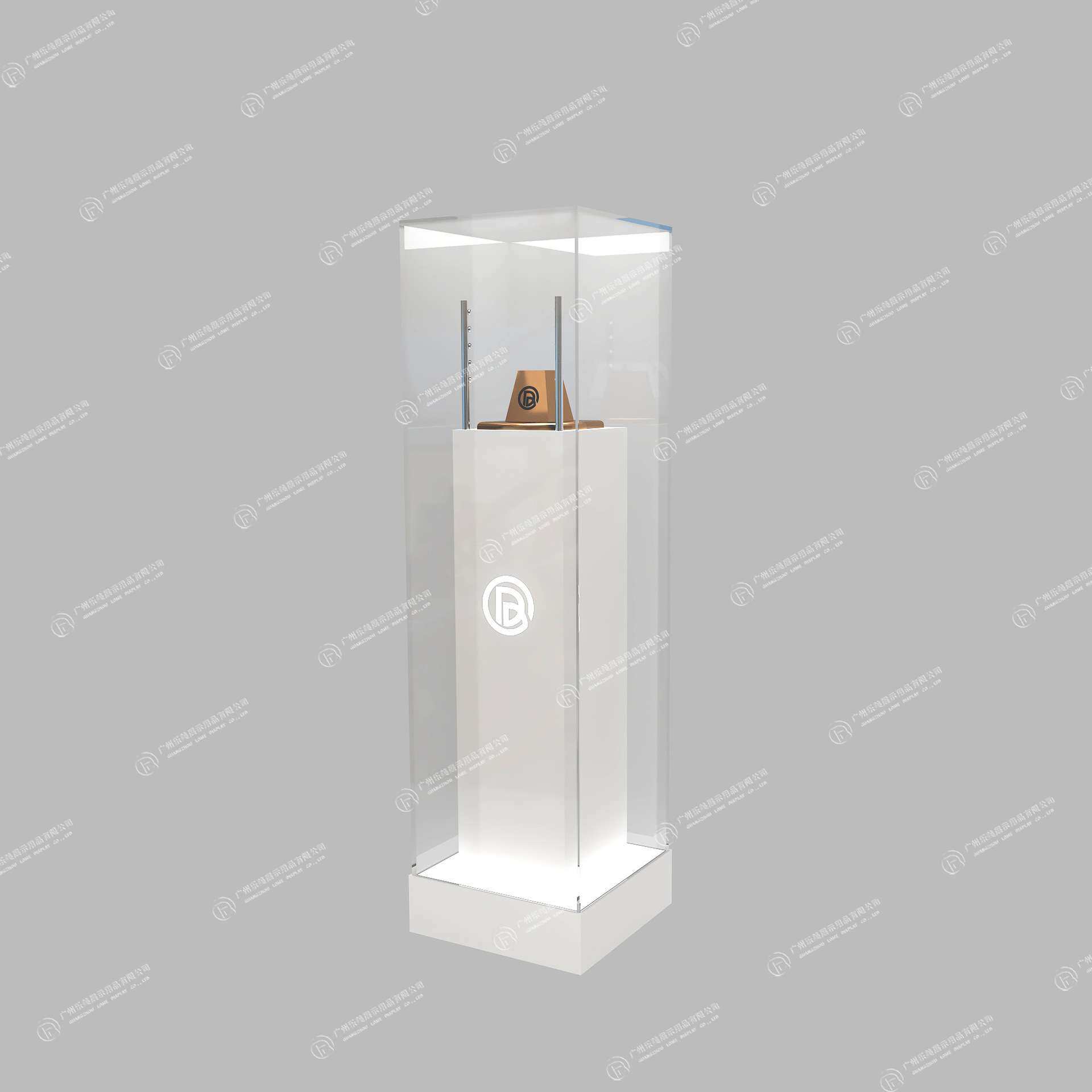 珠宝展示柜精品高级珠宝柜展柜台陈列展柜饰品柜子中岛柜