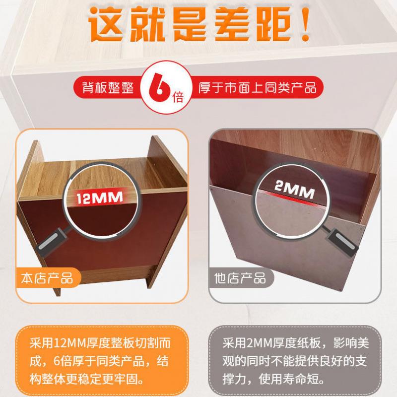 加大简易床头小柜子抽屉储物柜卧室边柜简约床头柜床边柜跨境