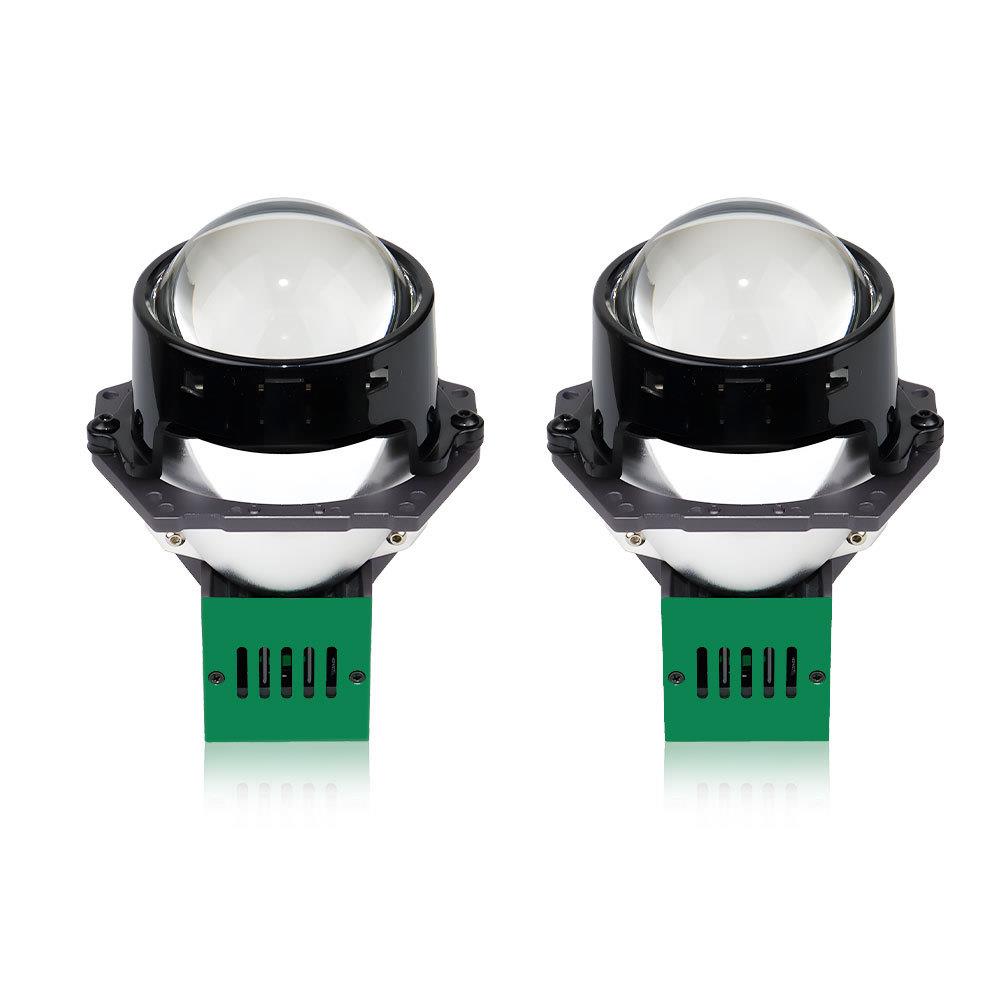 跨境新款K107双光透镜汽车led大灯大功率双灯杯小太阳车灯灯泡LED