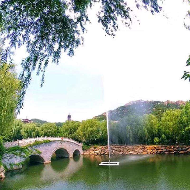 景区呐喊喷泉互动设备喊泉解压游乐设备音乐喷泉号角暖场互动设备