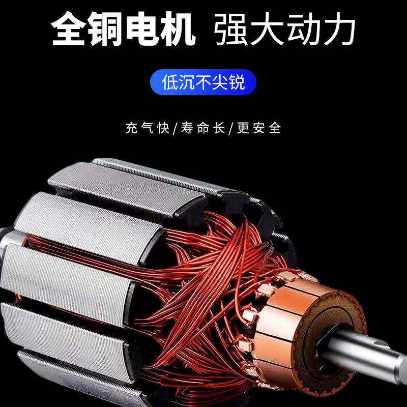 家用小型单缸充气泵 数显汽车轮胎充气泵 便携应急电动打气泵