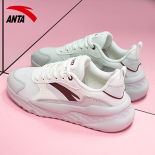 安踏不羁女鞋休闲鞋2026春季新款官方正品软底耐磨老爹鞋运动鞋女