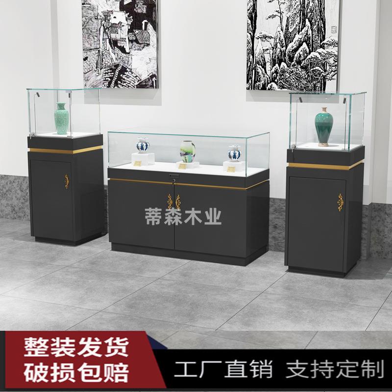 珠宝展示柜玻璃柜台黄金首饰展厅展会展销柜文物博物馆展览陈列柜