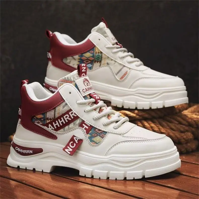 2025新款马丁靴男鞋秋冬季百搭增高防滑潮流鞋时尚休闲鞋