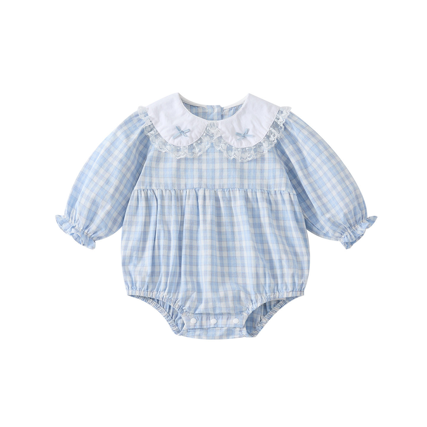 2026新款点兮春季婴幼儿花边连身衣/爬服/哈衣