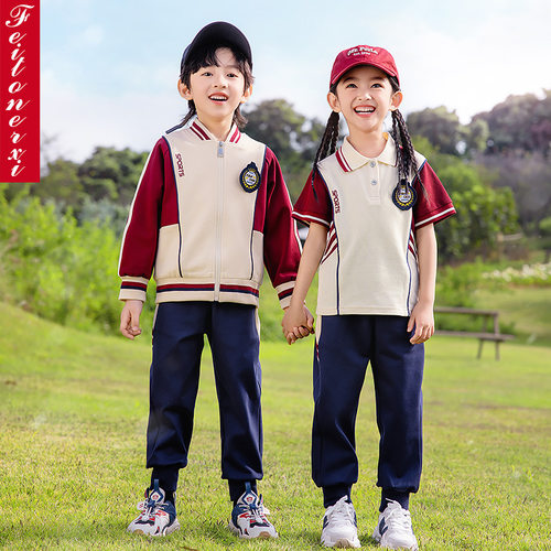 2026新款幼儿园园服春秋款班服小学生校服儿童棒球服夏季运动服套