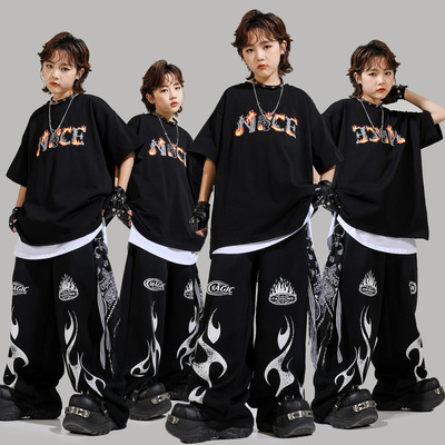 2026新款少儿locking街舞服装潮酷痞帅男童舞台演出服炸街