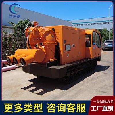 履带车式柴油机水泵机组超大流量超高扬程市政排涝全地形移动泵站