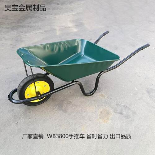 厂家直发WB800品质手推车小推车工地农用沙土建筑用出口非洲
