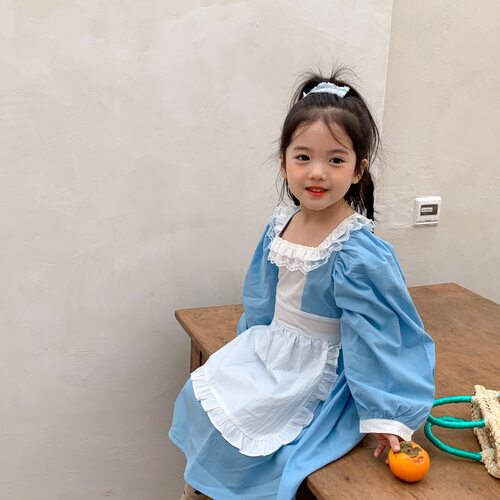 2026新款韩国女童公主裙春秋季新品童裙韩版长袖儿童裙子小女孩女