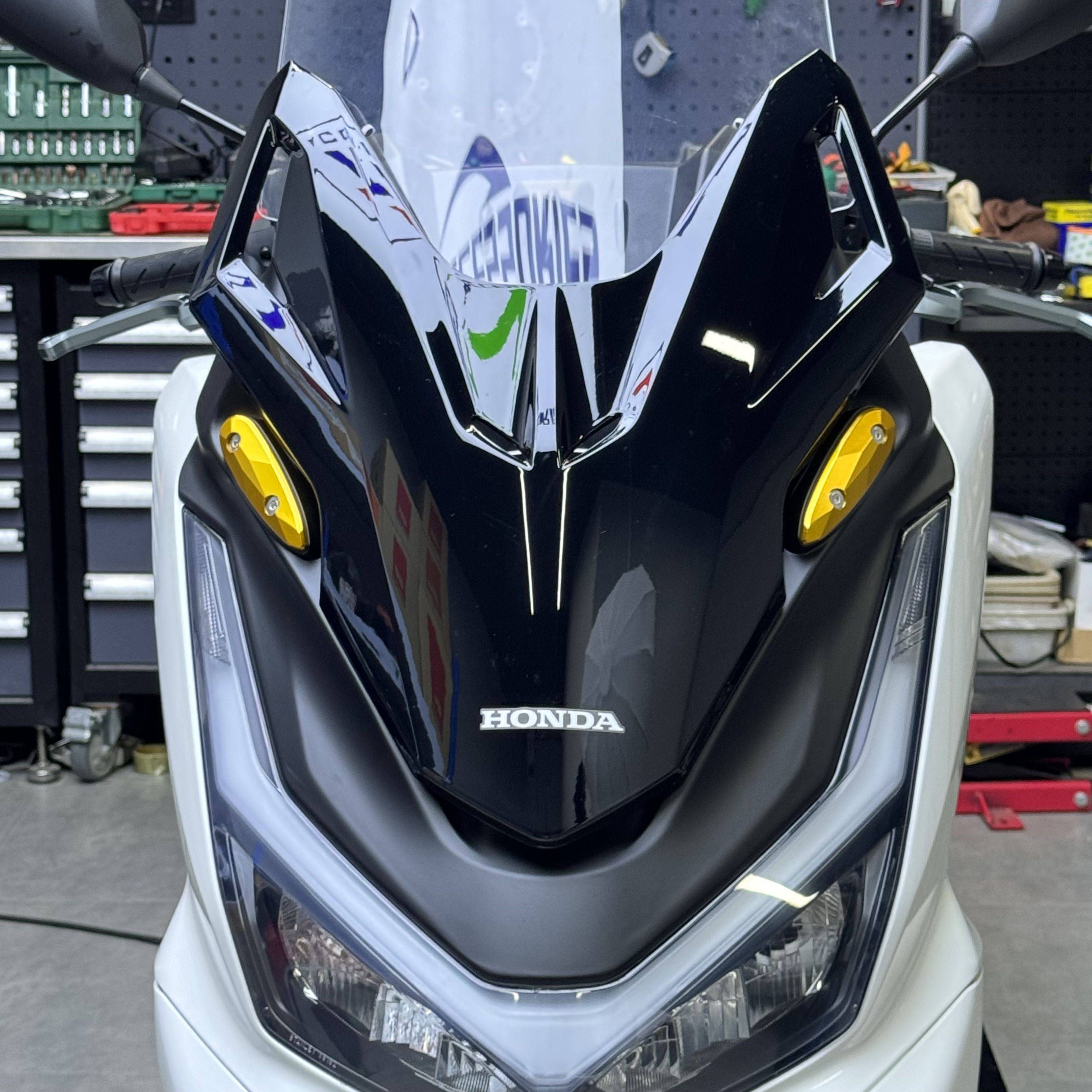 适用于19-25款雅马哈YZF-R3 R25改装移除后视镜座 铝合金装饰盖