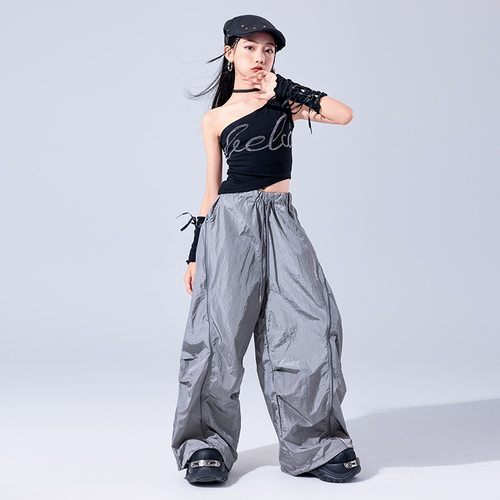 2026新款爵士舞服装女童潮酷时髦儿童走秀潮服少儿爵士演出服女团
