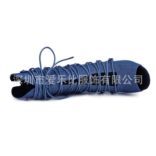 2026新款厂家直销现代舞高帮爵士舞靴salsa舞国标现代舞蹈交