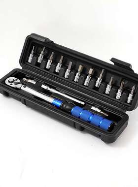 15件套1/4小飞 预置式可调式扭力扳手2-24N.m可调式维修组套工具