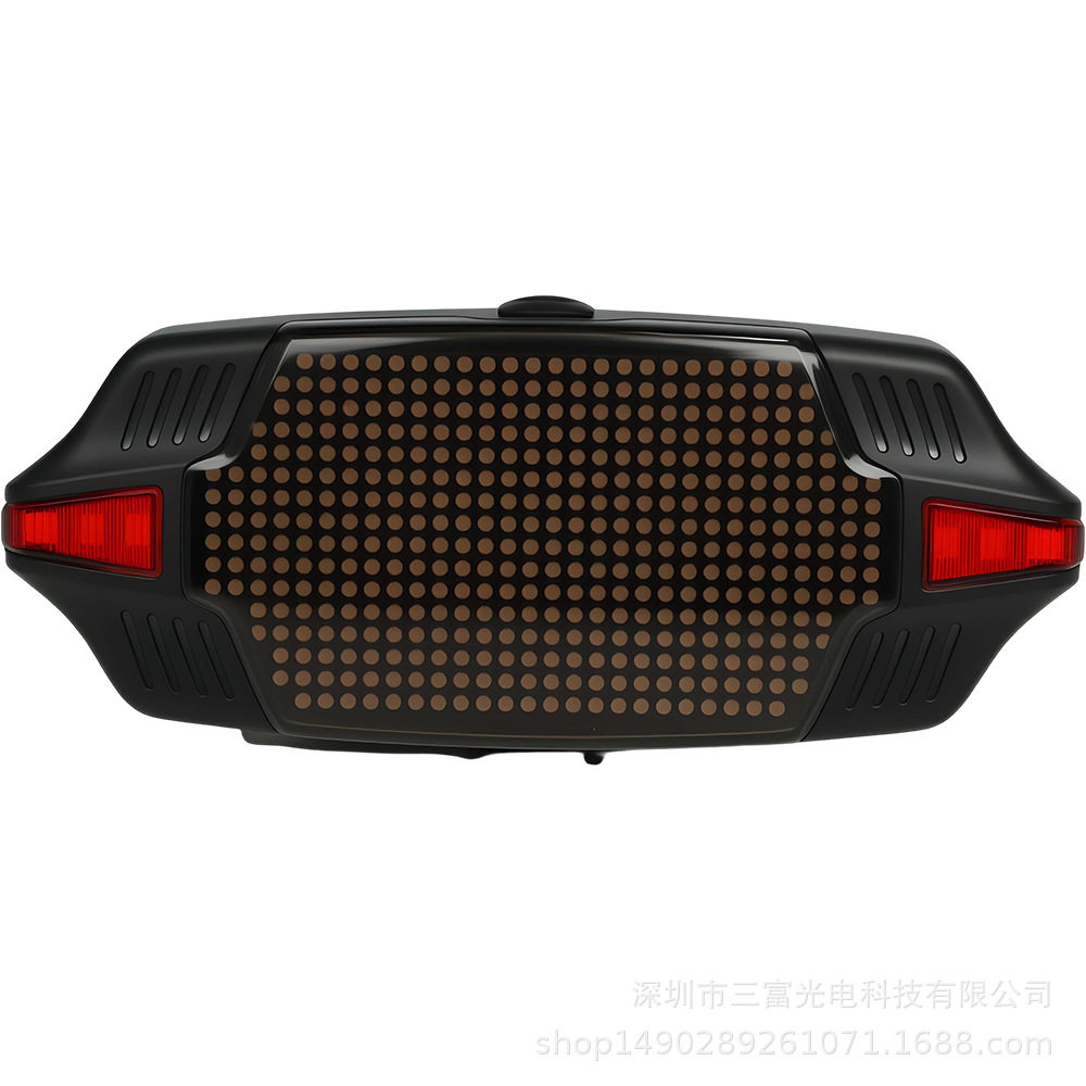 LED自行车尾灯 自动感应刹车转弯 APP自定义动画夜间骑行安全警示