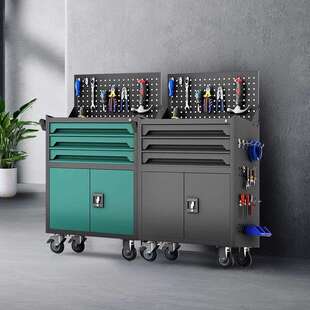 汽修工具车车间工具柜多功能工具箱小推车维修五金零件加厚手推车