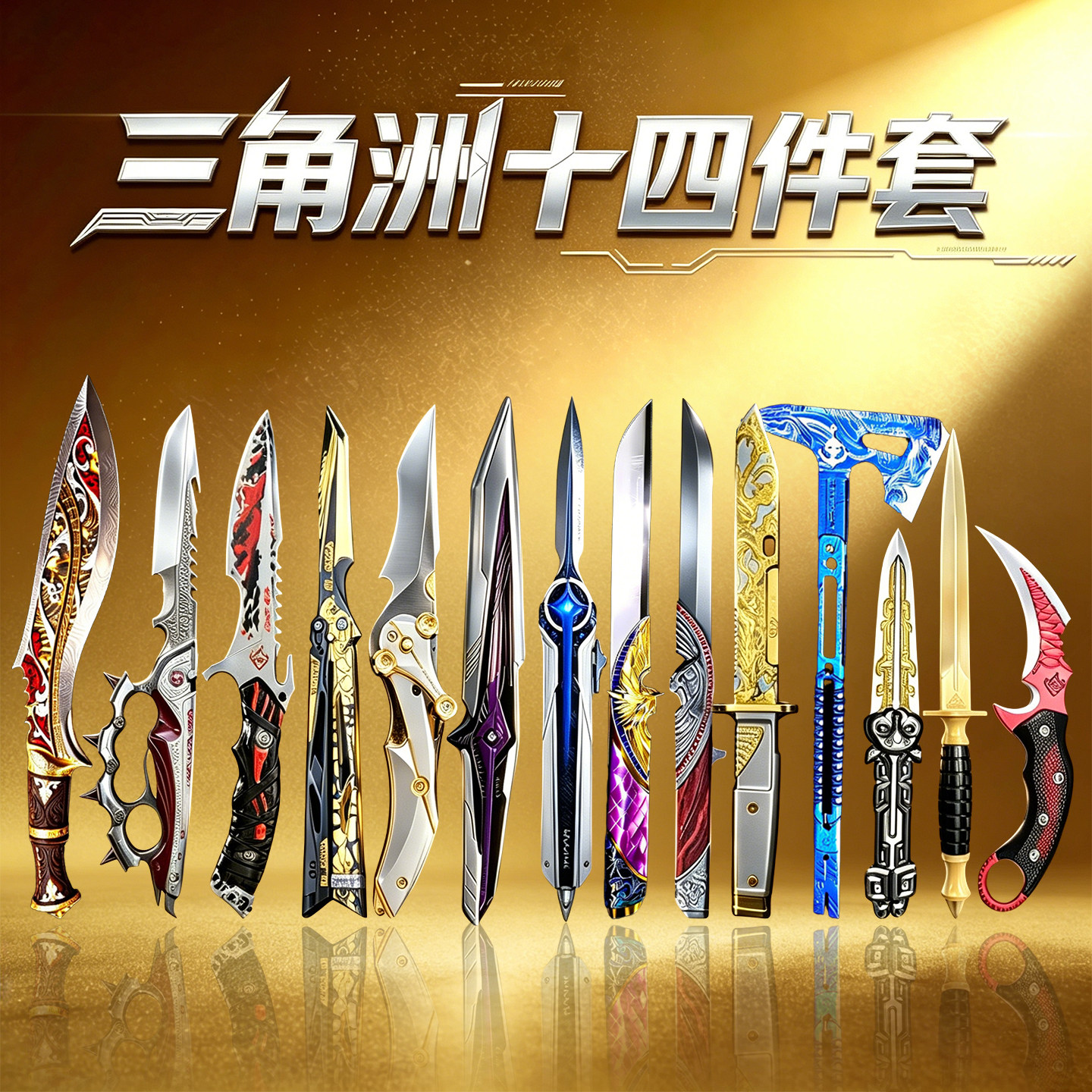 挽歌刀皮正版三角洲行动周边图片