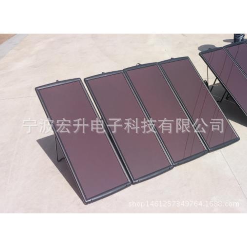 非晶硅100W小太阳能电池板光伏发电板厂家组件系统家用充电车载