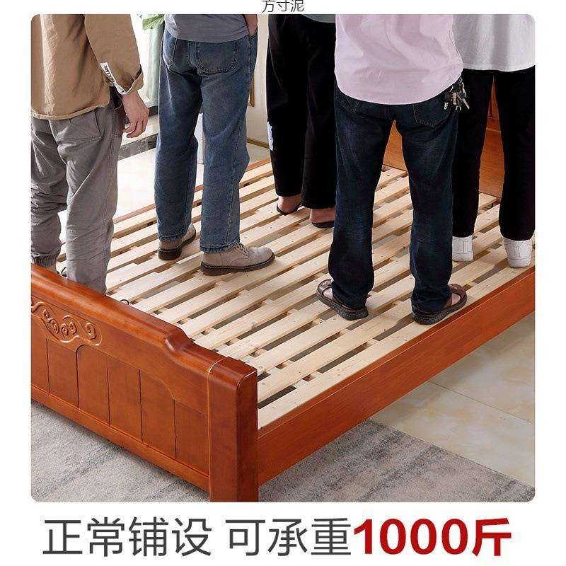 床板实木排骨架硬木板杉木防潮铺板护腰原木板条折叠硬床垫供应链图片