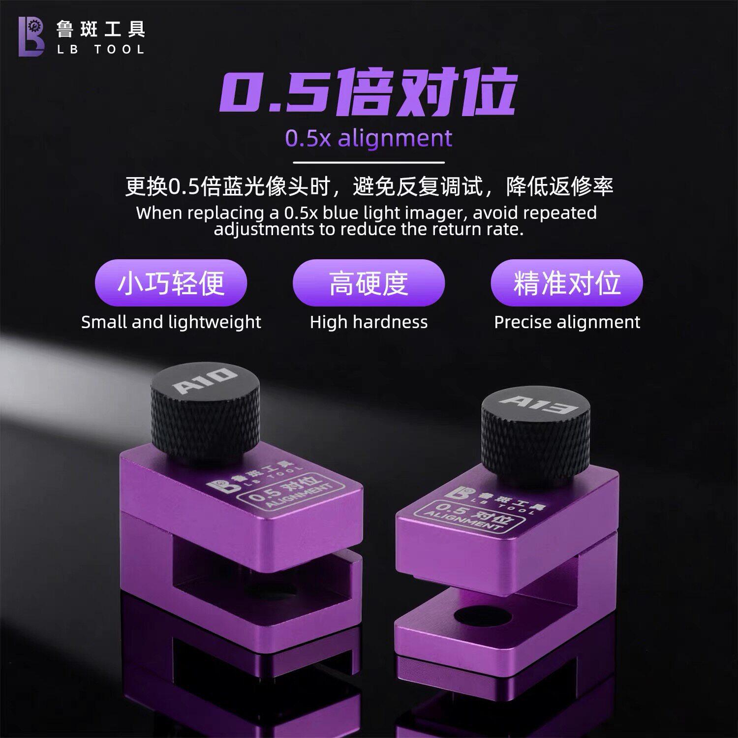 鲁斑大像头0.5倍对位更换夹具