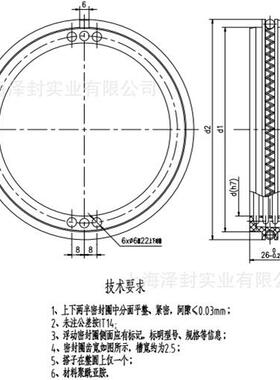 发电机组配件DQ滑动轴承迷宫式浮动密封环RENK电机轴承PI密封