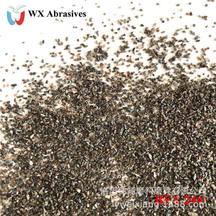 24#喷沙机用一级棕刚玉玻璃珠金钢沙喷砂机沙子专用磨料金刚砂