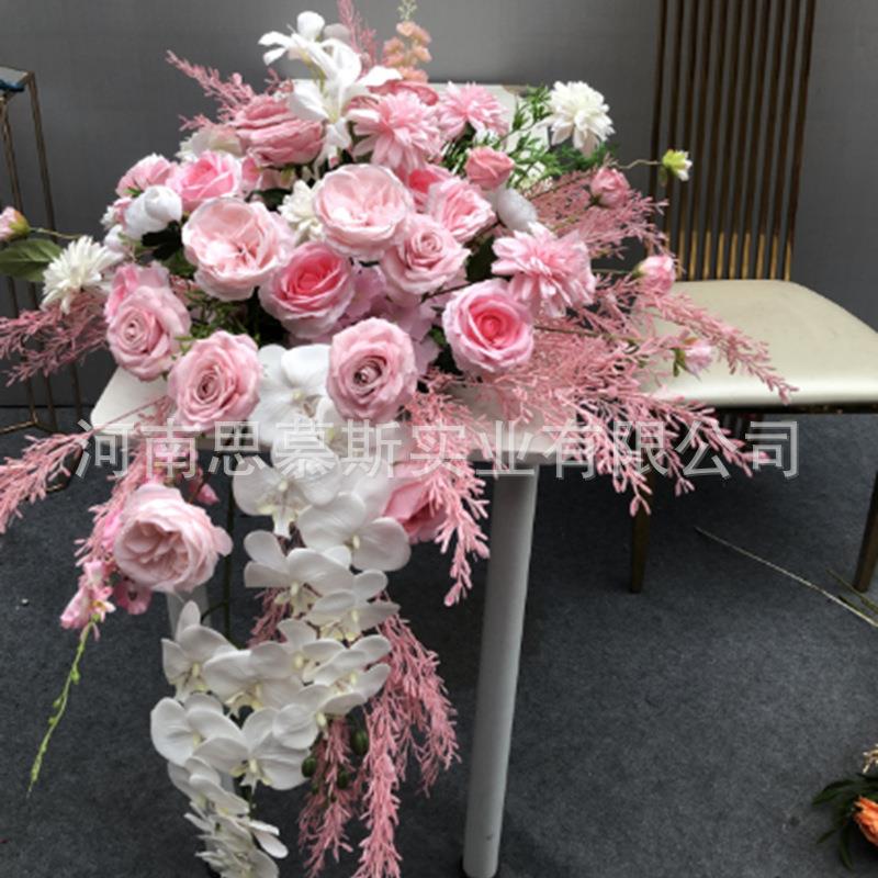 婚礼现场仿真花婚房客厅直播间桌面床头花束摆设桌花仿真艺术花