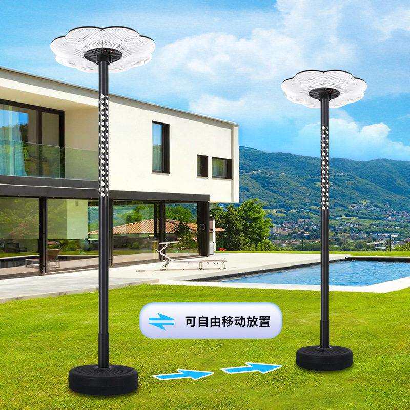 led太阳能景观灯家用别墅院子移动式智能感应照明路灯庭院灯超亮