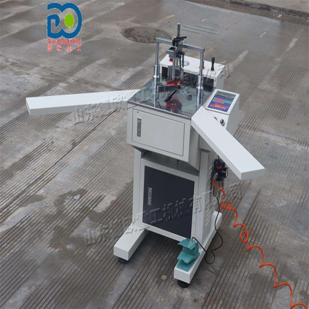 全自动数控木框钉角机Corner nailing machine画框相框45度装裱机