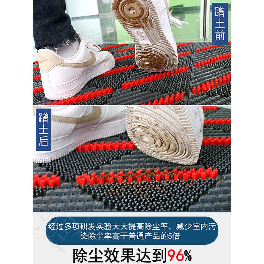 室外防滑蹭土进门地垫入户门前门口脚垫塑料门垫户外防水商用地毯