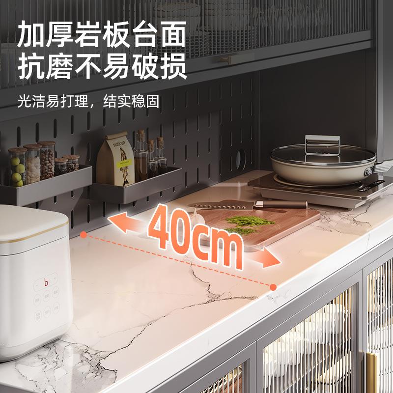 厨房置物架落地多层微波炉架子碗柜多功能收纳餐边储物柜橱柜柜子